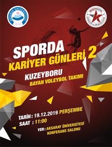 Üniversite Öğrencileri Kuzey Boru Bayan Voleybol Takımı ile Buluşuyor